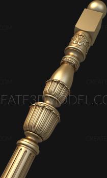 نموذج ثلاثي الأبعاد لآلة CNC الركائز 